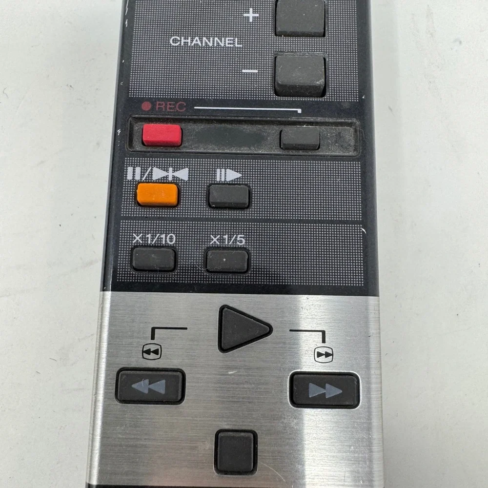 Sony RMT-131 Betamax VTR Remote Control Commander Black Silver OEM Replacement